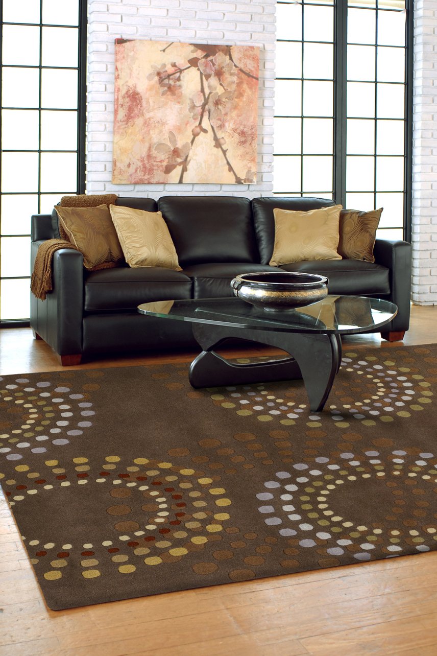 Premium Surya FM-7107 Forum Chocolate 3x12 Feet Area Rug - Soft & Durable Handmade Rug for Living Room, Bedroom, or Office Decor