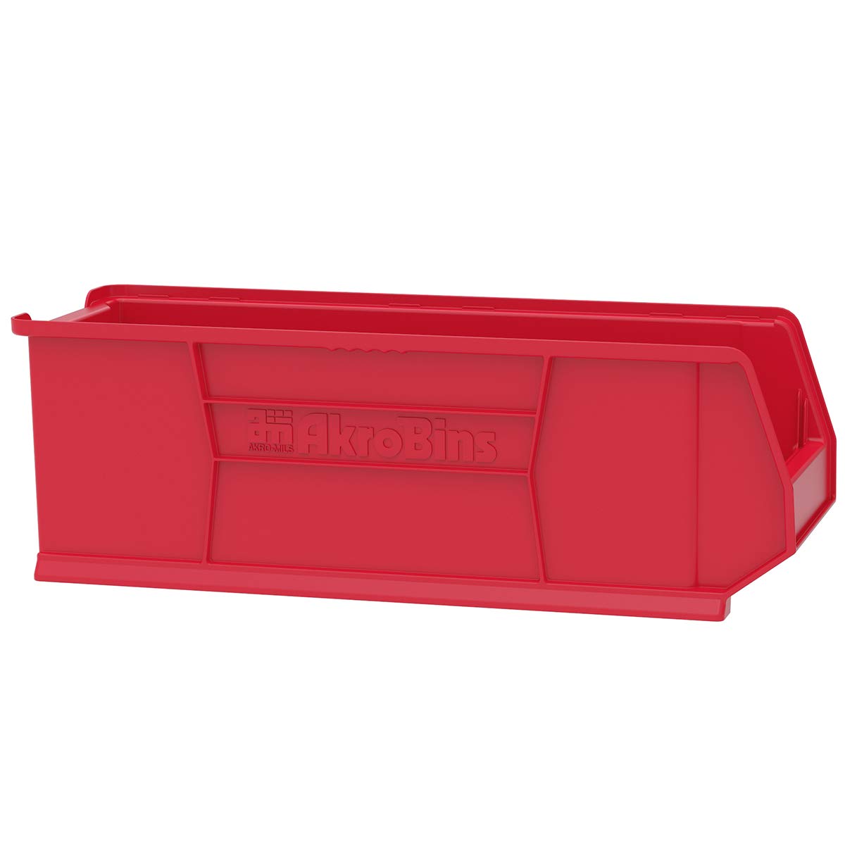 Akro-Mils 30292 Super-Size AkroBins Plastic Storage Bins - 4-Pack Stackable Organizer Bins (30