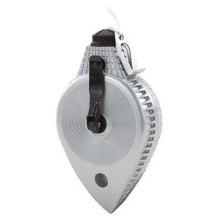 Stanley 47-099 100-Foot Chalk Line Reel - Heavy Duty Metal Construction for Professional Construction & DIY Projects - Perfect for Marking Straight Lines on Concrete, Wood & Drywall
