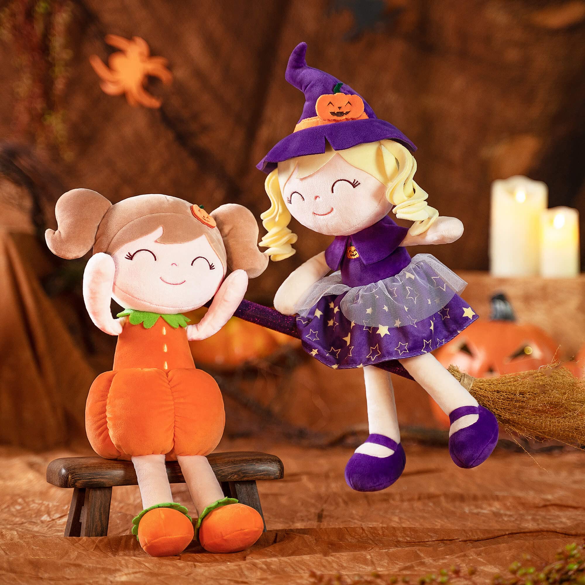 Gloveleya Plush Pumpkin Doll - 18