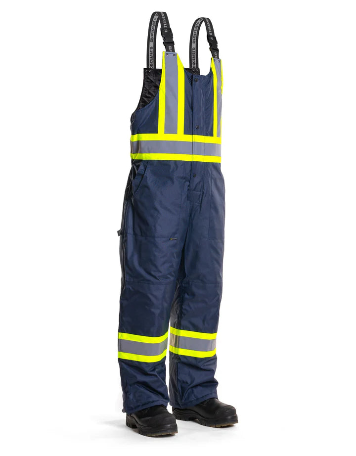 Forcefield Hi-Vis Winter Safety Overalls EN835R - High Visibility Workwear for Cold Weather Construction & Outdoor Jobs