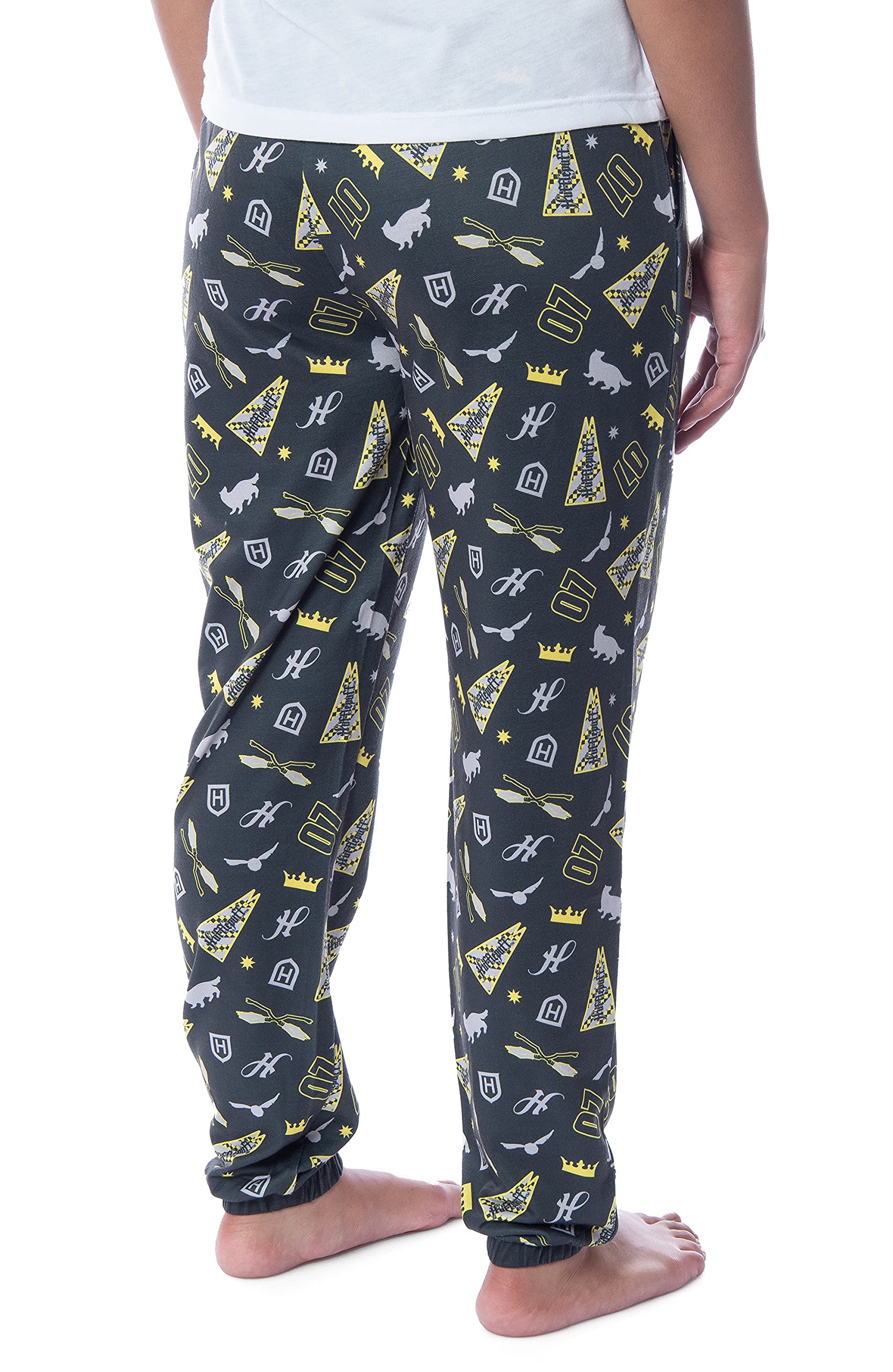 Harry Potter Hogwarts House Women's Sleep Jogger Pajama Pants - Gryffindor, Slytherin, Hufflepuff & Ravenclaw - Cozy Lounge & Sleepwear for Potter Fans