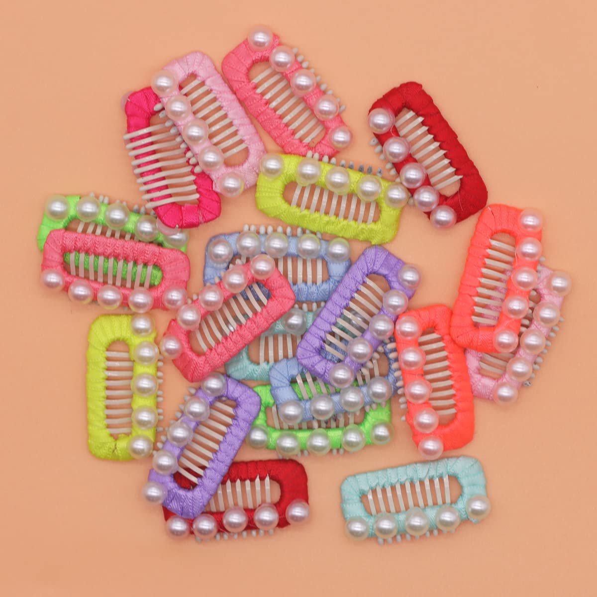 Wepetyo 20 PCS Cute Dog Hair Clips & Topknot Bows for Small Dogs - Pet Grooming Accessories in Mix Colors - Perfect for Puppy Parties, Grooming, and Daily Styling