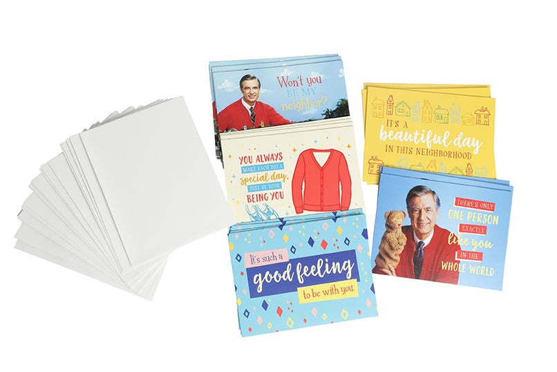 Mister Rogers' Neighborhood Blank Note Cards Set - Boxed Greeting Cards for Thank You, Birthday & Special Occasions - Perfect for Gifts, Collectors & Fans