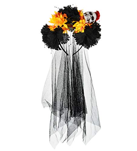 Skull Black and Orange
