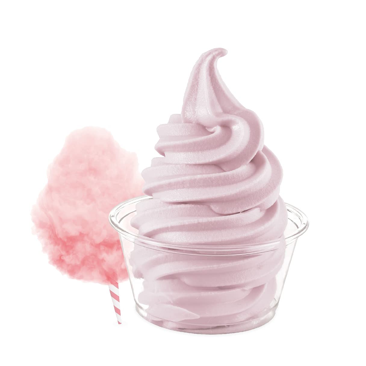 Frostline Soft Serve Ice Cream Mix - Pink Cotton Candy Flavor (6 Pack) | Perfect for Ice Cream Shops, Parties & Summer Treats