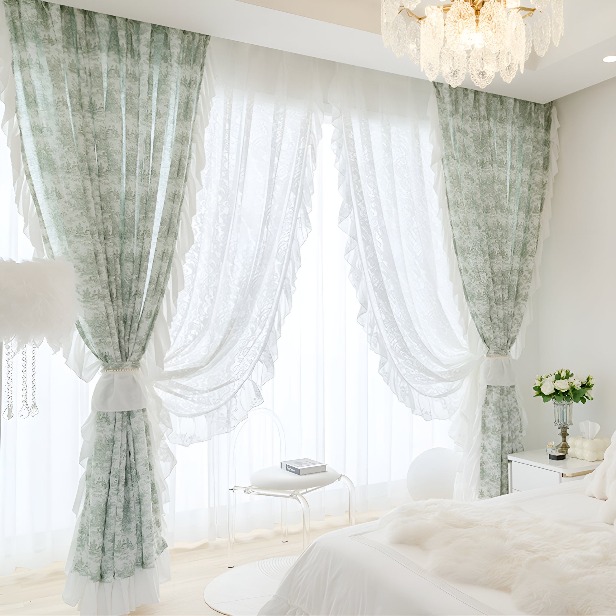 Anya 2-Layer Room Darkening Blackout Curtains for Bedroom - Custom Size Thermal Insulated Window Drapes for Better Sleep & Privacy