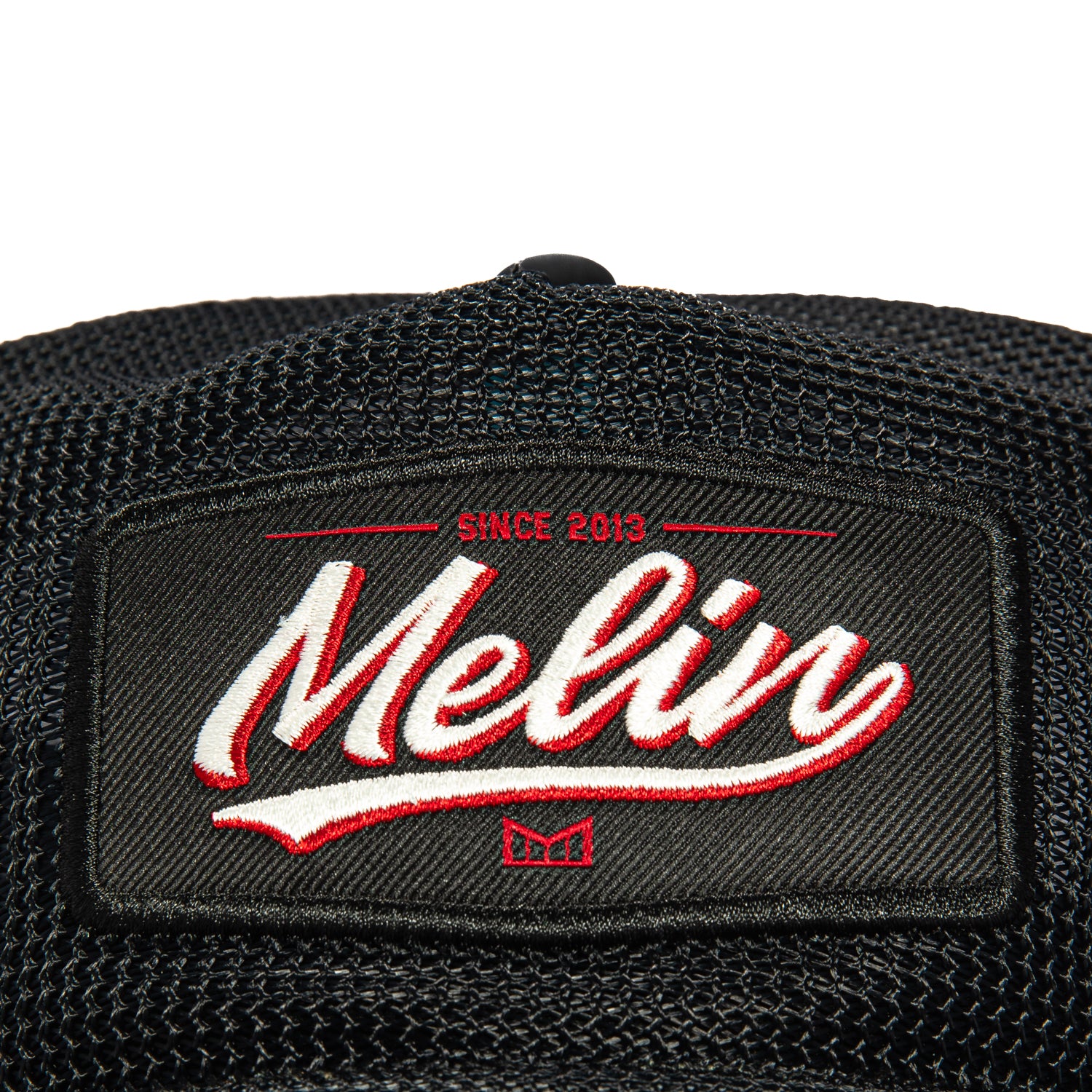 **Melin Odyssey Mac Hydro Snapback Trucker Hat - Black | Water-Resistant & Breathable for Outdoor Activities, Sports & Casual Wear**