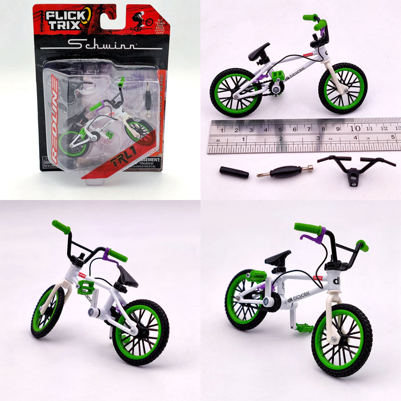 Premium Diecast Finger Bike FLICK TRIX - Miniature BMX Toy Bicycle Model for Kids & Collectors - Perfect Gift for Birthday, Party Favors & Desk Decor
