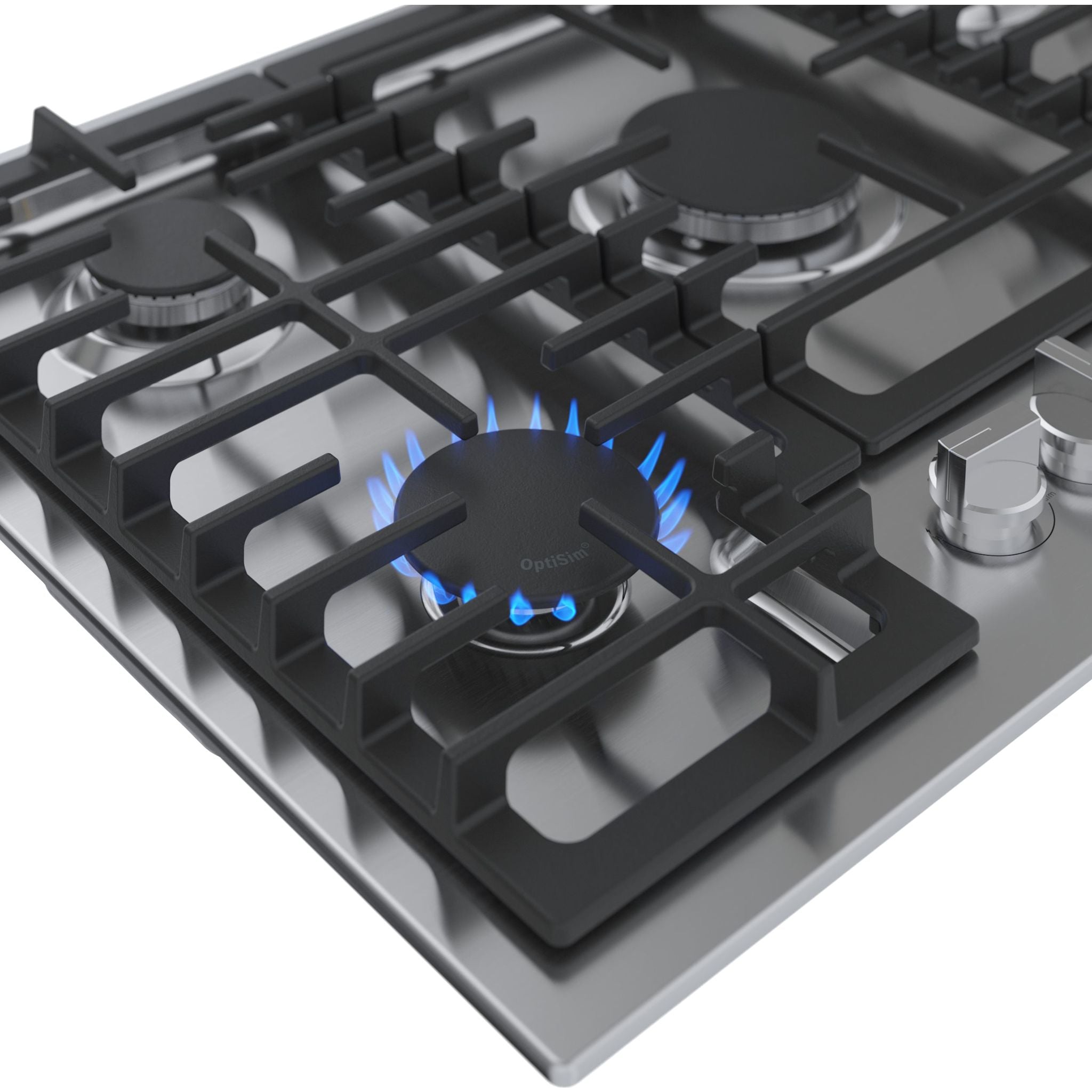 Bosch 30 Inch Gas Cooktop - NGM5059UC Stainless Steel Professional Range for Home Kitchen | Perfect for Cooking, Baking & Entertaining