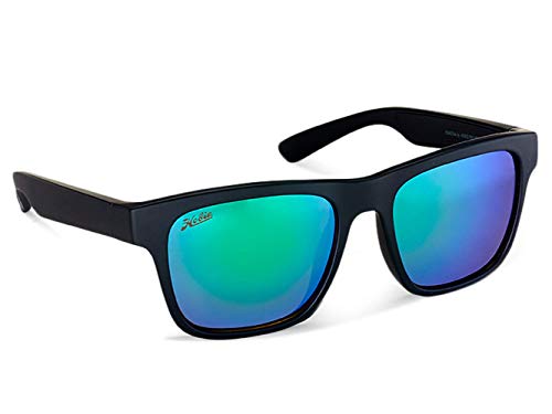 Satin Black Frame / Copper With Sea Green Mirror Lens