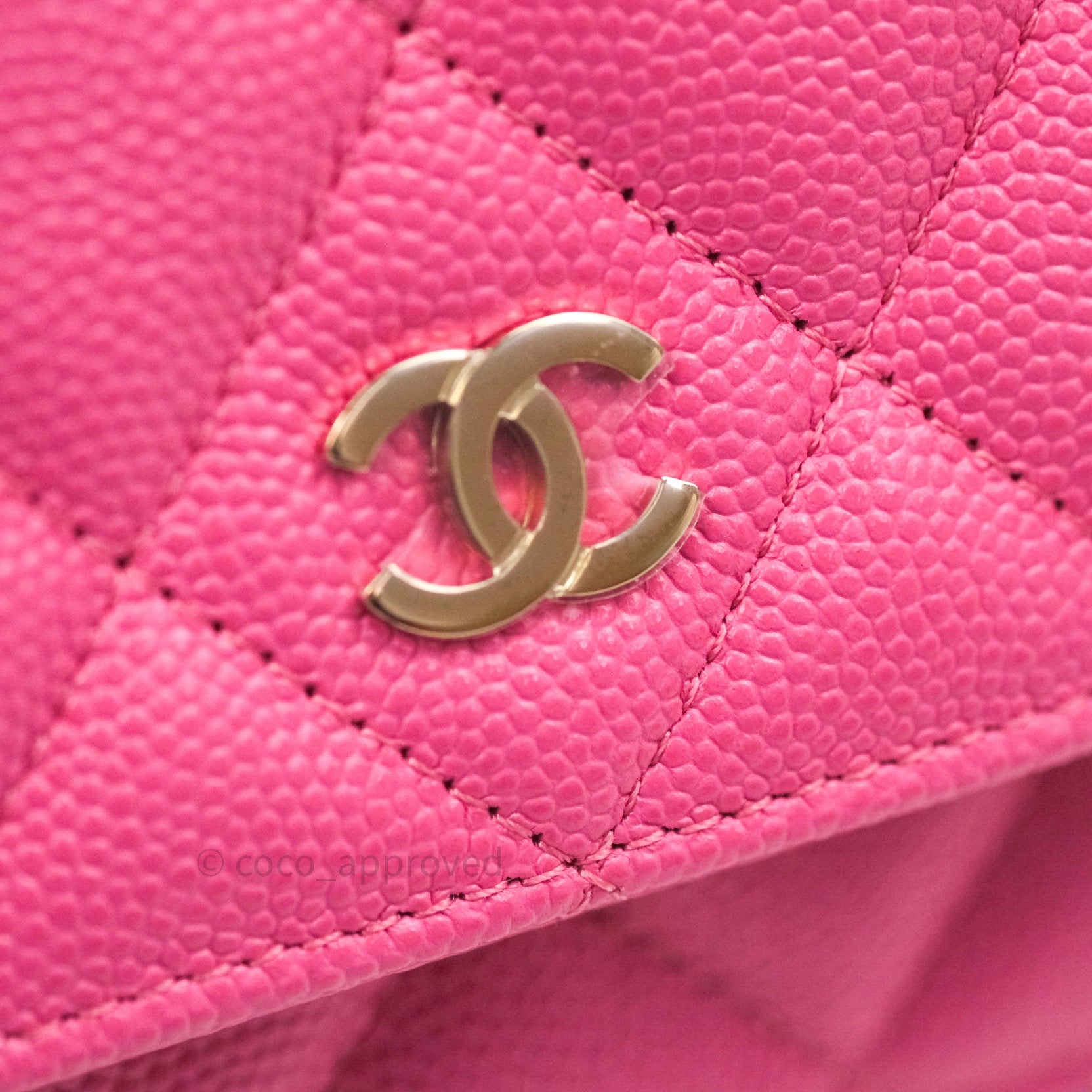 Chanel Caviar Quilted Wallet on Chain WOC in Pink with Light Gold Hardware - Perfect for Evening Events, Date Nights & Luxury Fashion Accessories