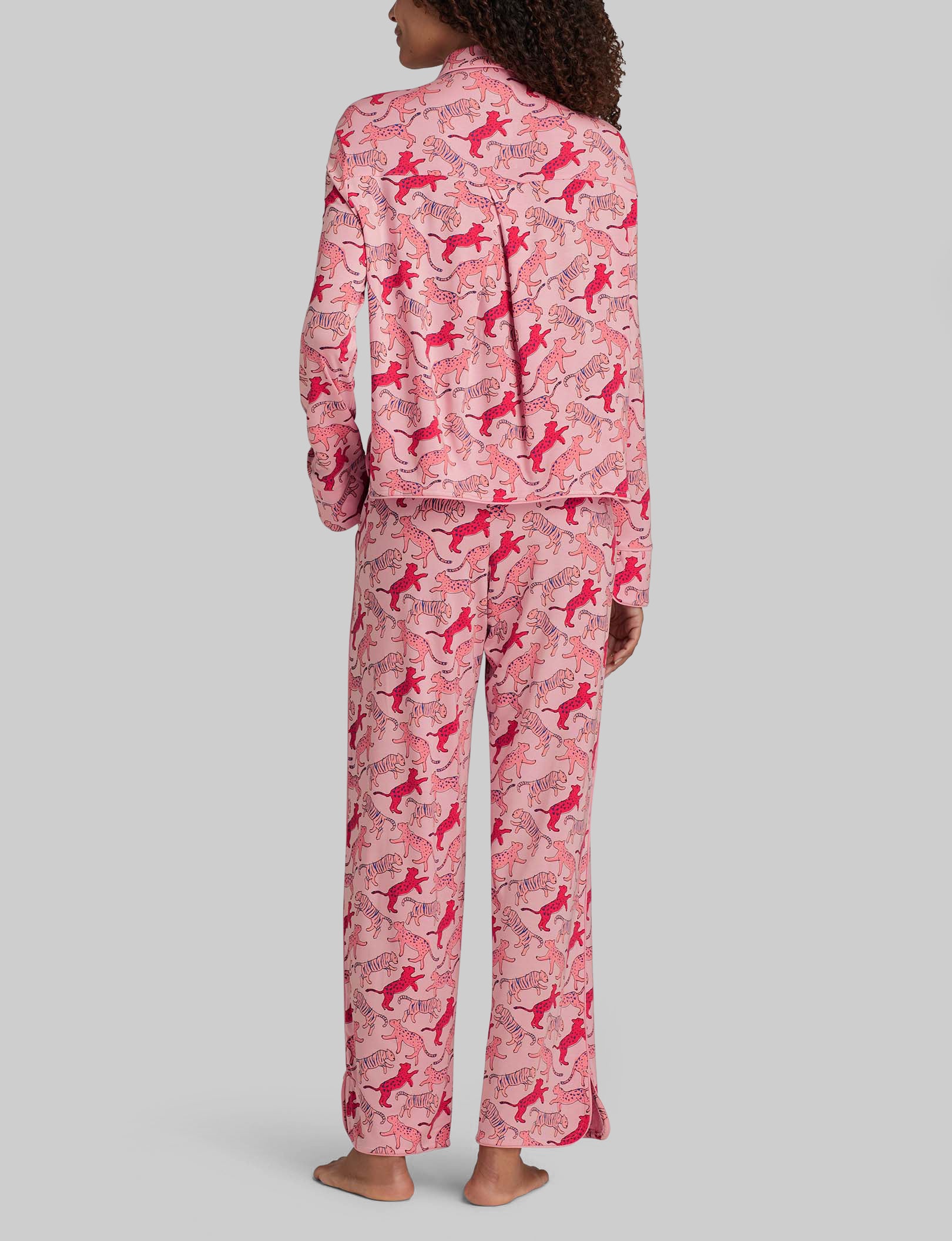 Cozy Women's Long Sleeve Pajama Set - Soft Pullover Sleepwear Top & Lounge Pants for Relaxing at Home, Sleeping, and Comfortable Nightwear