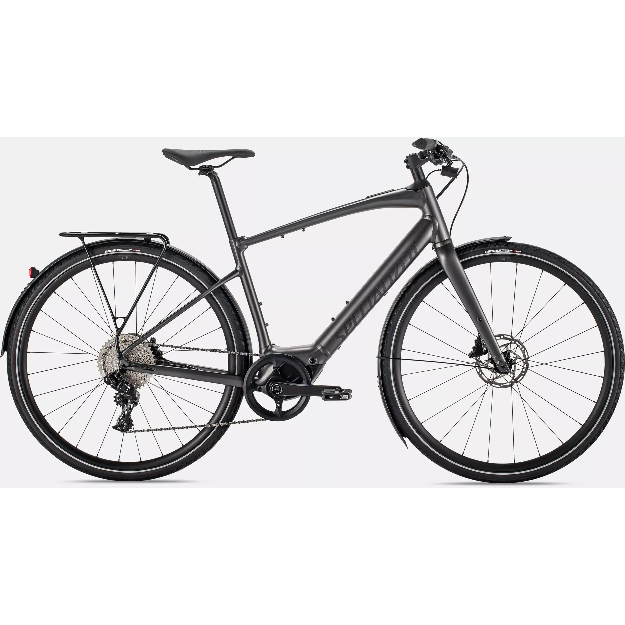 Specialized Turbo Vado SL 4.0 EQ Electric Bike - Lightweight Commuter E-Bike with Smoke/Black Reflective Finish | Perfect for Urban Commuting, Leisure Rides & Eco-Friendly Transportation