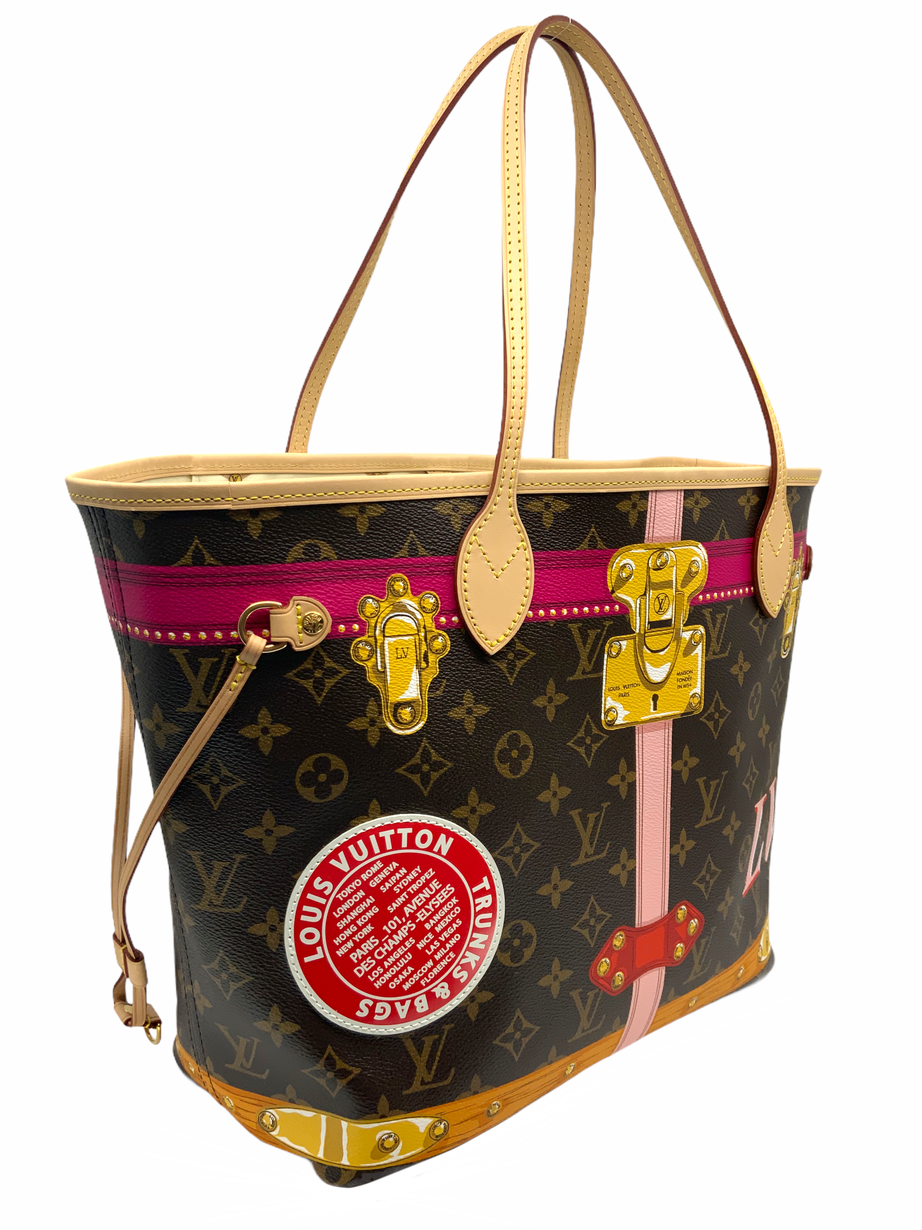 Authentic Louis Vuitton Neo Neverfull MM Tote Bag - Summer Collection 2024 | Luxury Designer Handbag for Women | Perfect for Travel, Work & Everyday Use