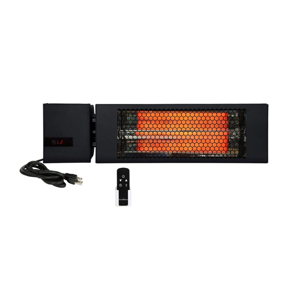 King Electric SmartWave 24 Inch 1500W Infrared Radiant Patio Heater with 15A Plug - Outdoor Heating for Patio, Deck, Garden & Restaurant Use