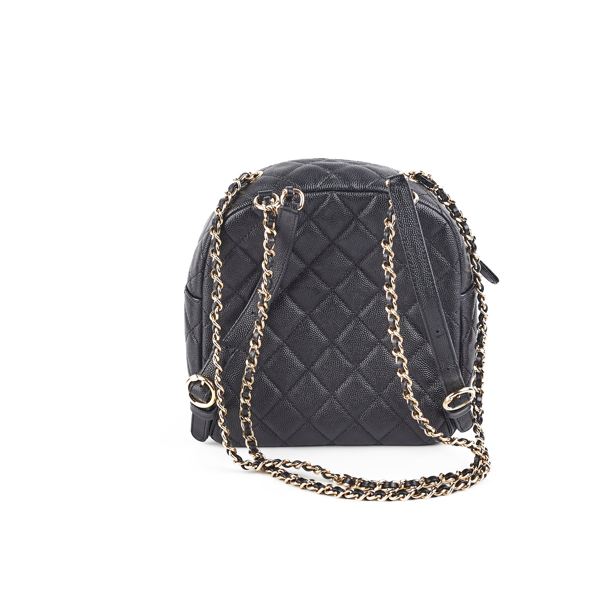 Chanel Mini Caviar Leather Black Backpack - Luxury Designer Handbag for Women | Perfect for Travel, Work & Everyday Use