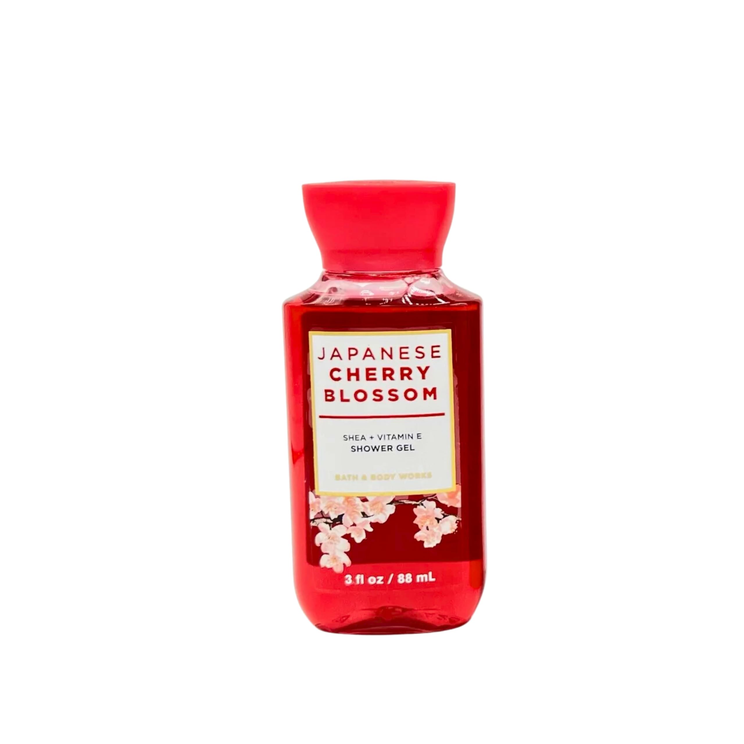 Bath & Body Works Mini Travel Size Shower Gel - 3oz Japanese Cherry Blossom Scent | Perfect for Travel, Gym, and On-the-Go Refreshment