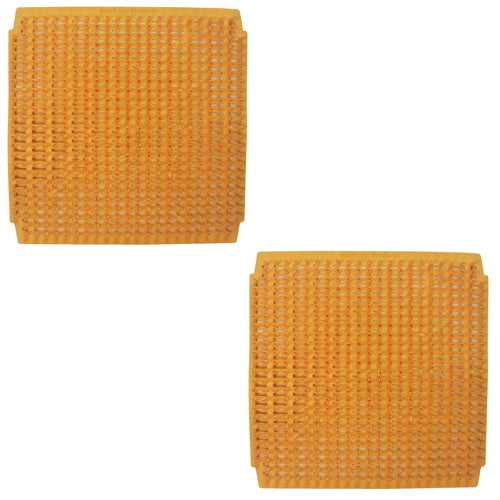 2-Pack Sunset Wheat Plastic Egg Nesting Box Pads - Durable & Eco-Friendly Egg Crate Liners for Chicken Coops, Poultry Farms, and DIY Egg Storage Solutions