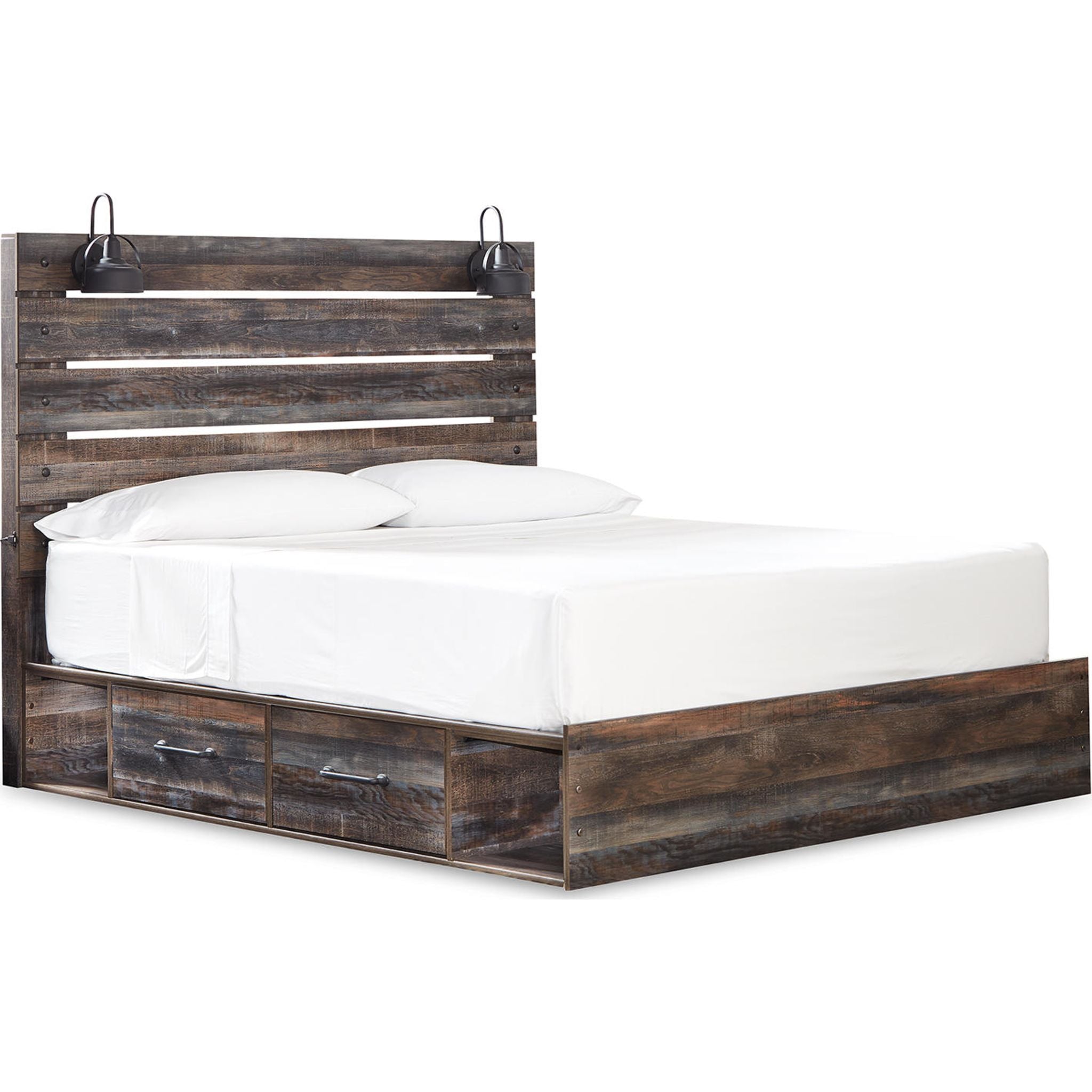 Drystan 5-Piece King Size Storage Bedroom Set with Drawers - Perfect for Master Bedroom Organization & Small Space Saving