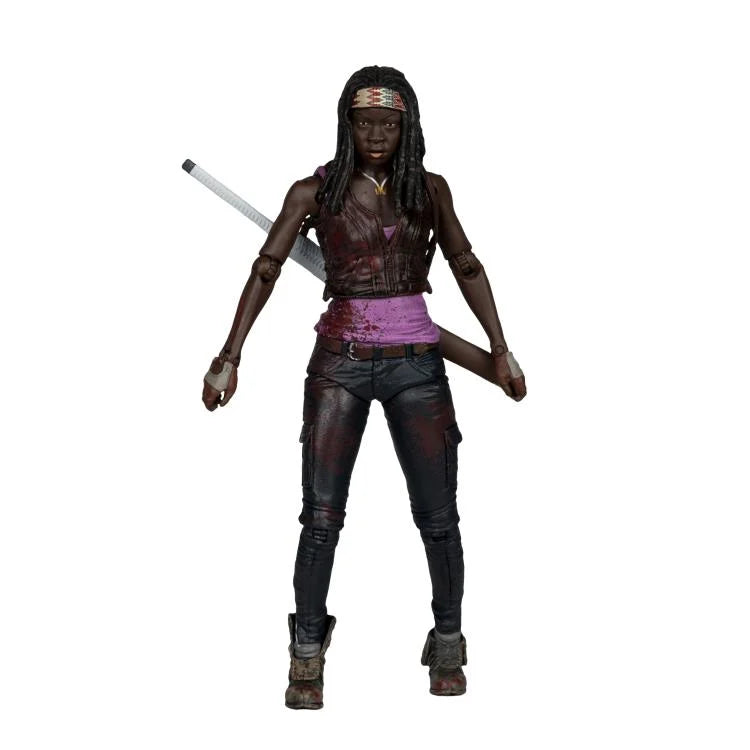McFarlane Michonne Action Figure - The Walking Dead TV Series Collectible for Fans & Display