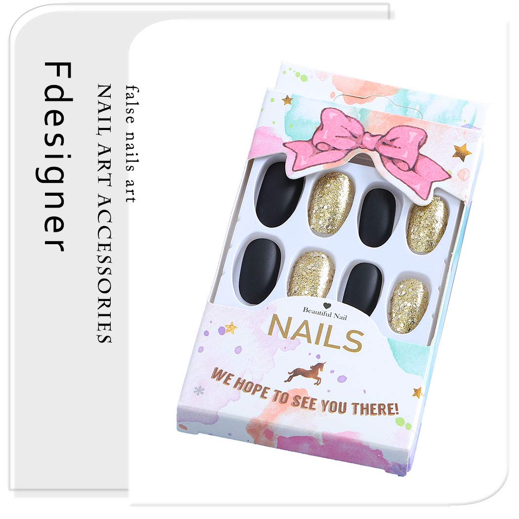 **Gothic Coffin Matte False Nails - Full Cover Ballerina Acrylic Fake Nails with Bling for Nail Salons & DIY at Home | Perfect for Halloween, Cosplay & Gothic Fashion**