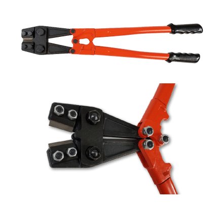 BNBC Series Tri Edge Bolt Cutters - Heavy Duty Steel Wire Rope Cutter for Industrial & Home Use - Perfect for Fencing, Construction, and DIY Projects