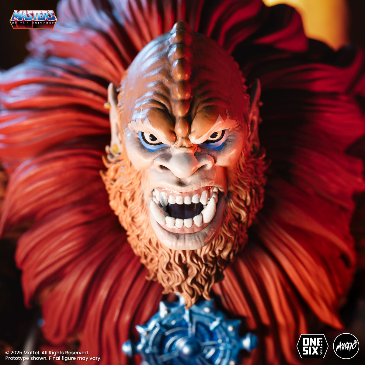 Masters of the Universe Beast Man 1/6 Scale Action Figure - Classic Variant Collectible Toy for Display & Play | Perfect for Fans, Collectors, and Home Decor