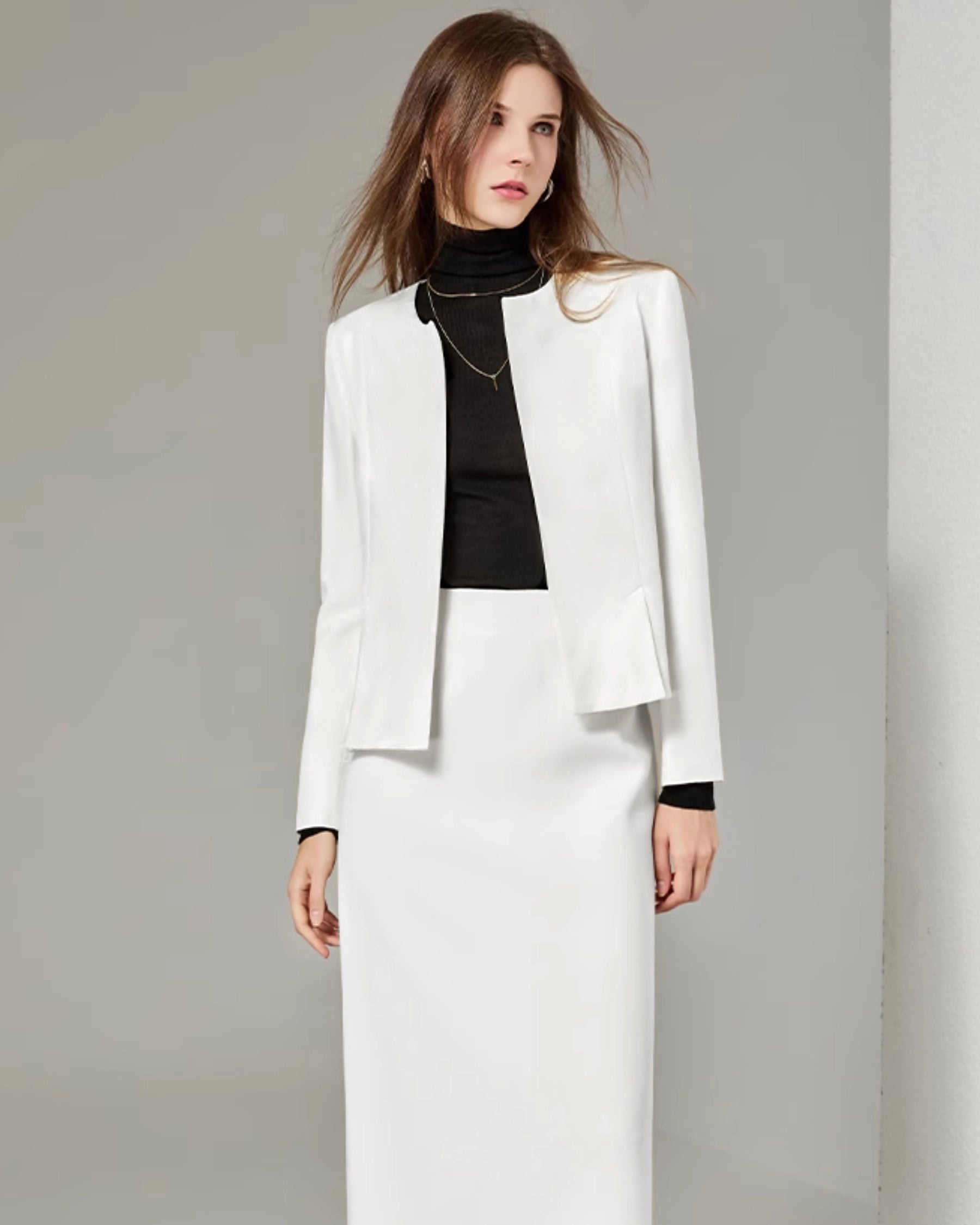 40 Momme Premium Silk Jacket for Women - Elegant & Lightweight Blazer for Office, Travel & Special Occasions