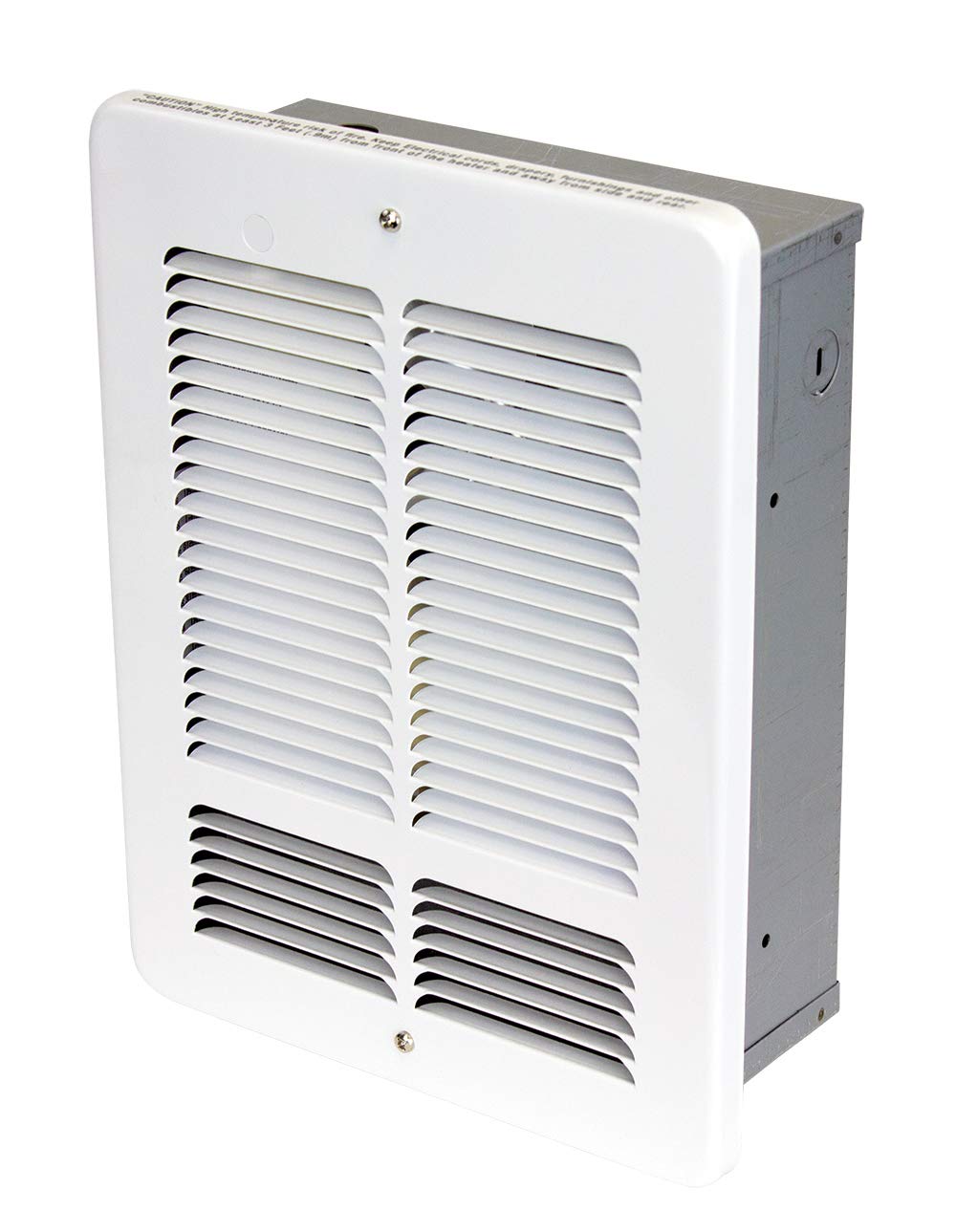 KING W1210-W W Series 1000W Wall Heater, 120V White Electric Space Heater for Home, Office & Bathroom - Energy Efficient Indoor Heating Solution