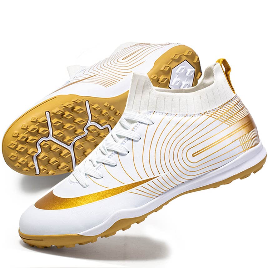 **Boys' High Top Soccer Cleats - Turf & AG Ground Outdoor/Indoor Football Shoes for Big Kids | Niber Series | Perfect for Training & Matches**