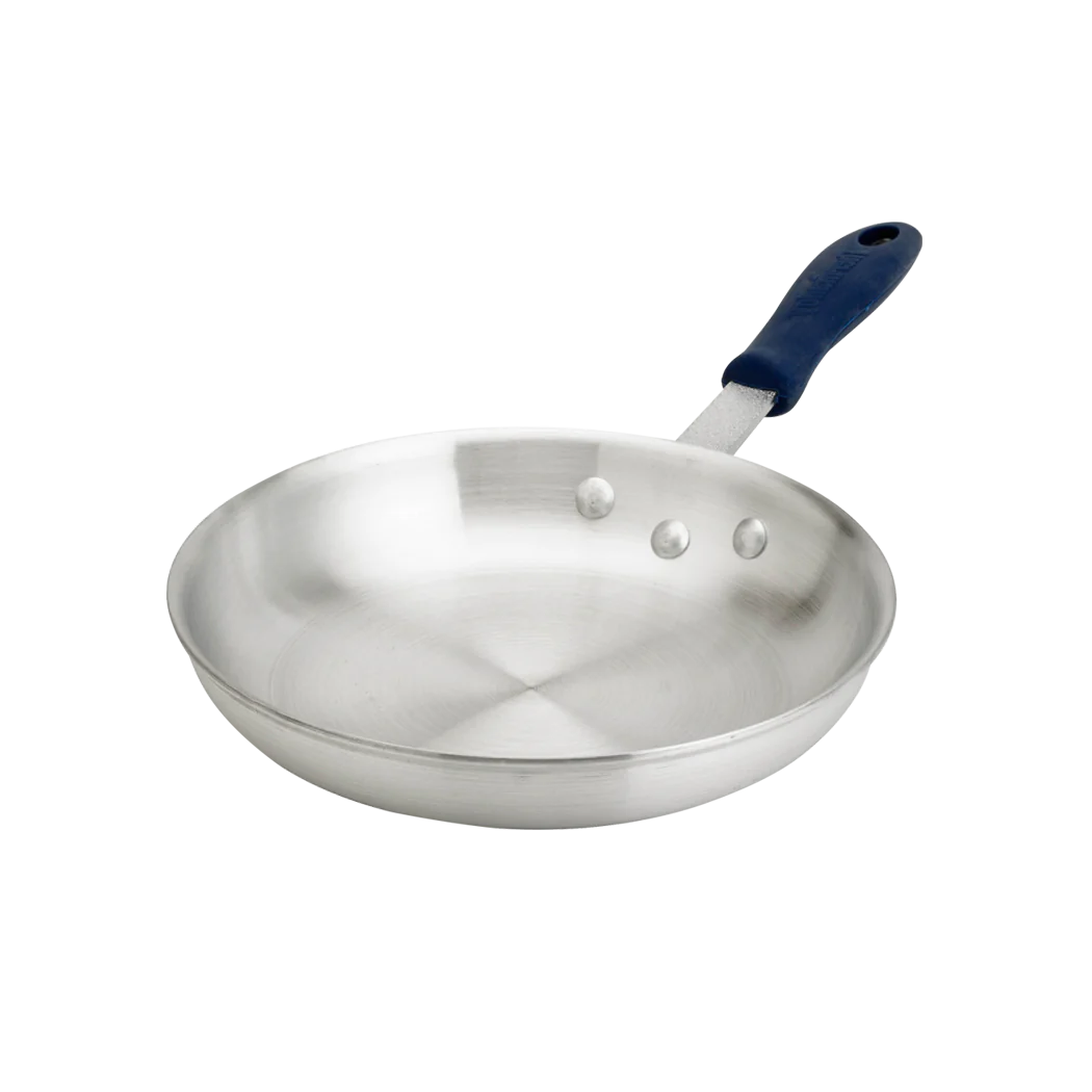 Thermalloy 10-Inch Nonstick Fry Pan - Heavy Duty Aluminum Cookware with Silicone Handle Sleeve - Perfect for Sautéing, Frying & Cooking Eggs - 2-Piece Set