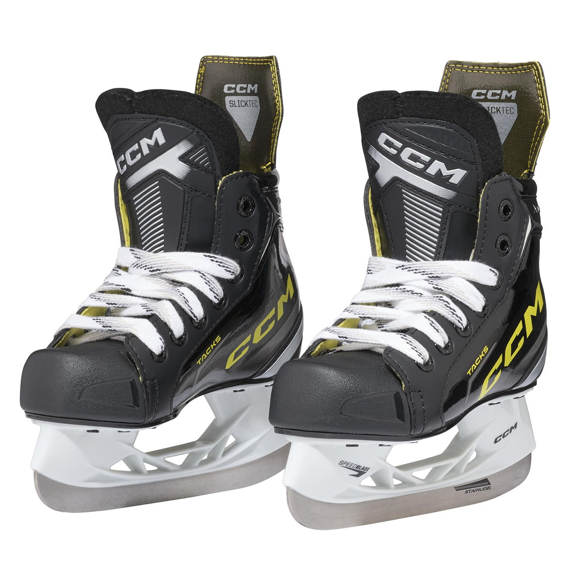 CCM Tacks XF80 Hockey Skates for Youth - Lightweight Ice Skates for Kids with Comfortable Fit - Perfect for Hockey Practice, Games & Ice Rink Training