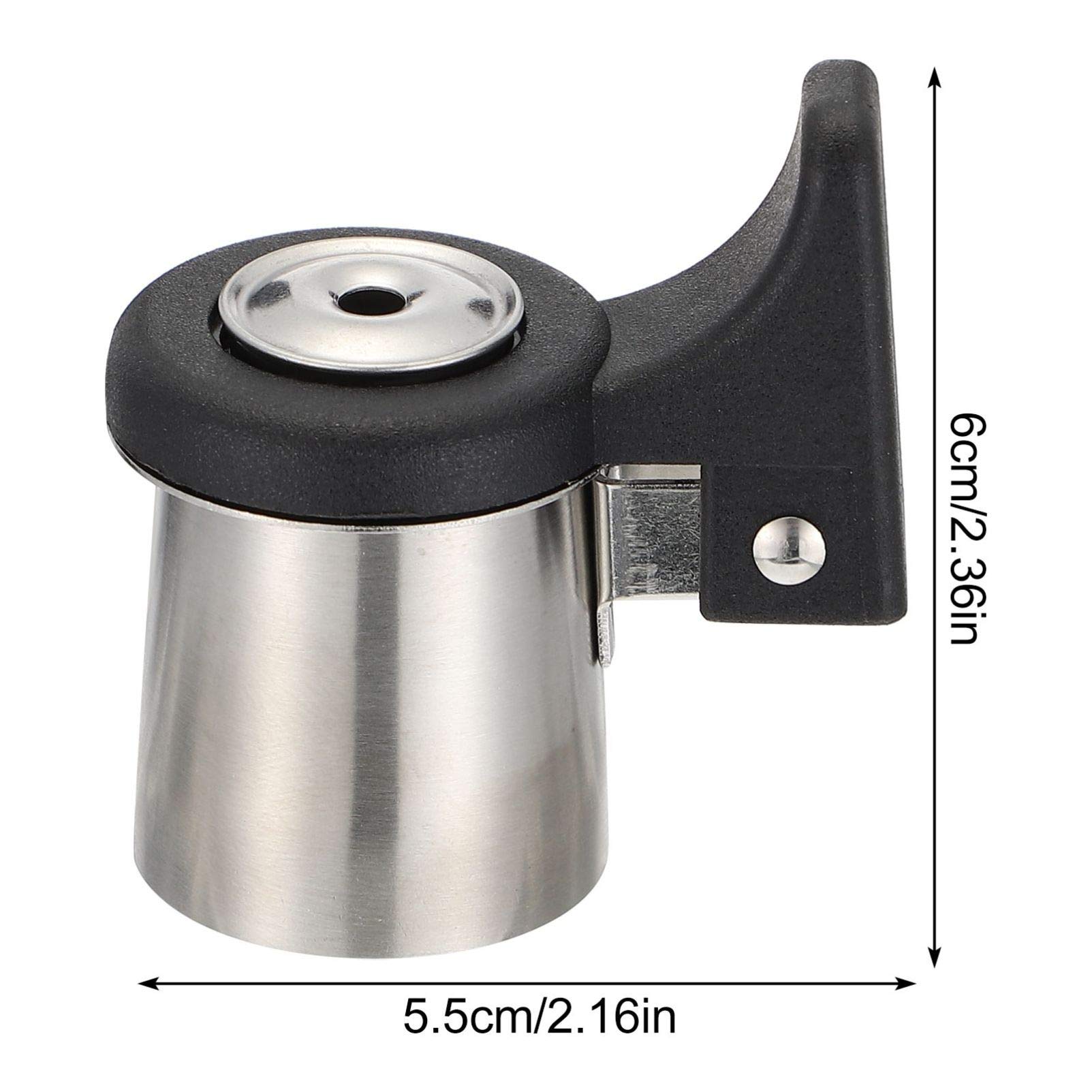 DOITOOL 2-Pack Stainless Steel Whistling Tea Kettle Spout Replacement - Kettle Flute Pipe Nozzle for Stovetop Teapots - Water Boiling Alarm Whistle Accessory for Home Kitchen & Camping Use