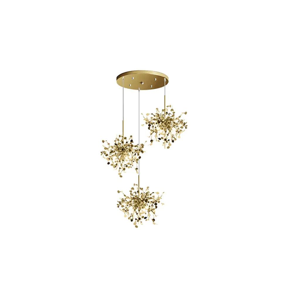 Modern Starlight Kitchen Pendant Light - Dimmable LED Hanging Fixture for Dining Room, Island, Bar & Breakfast Nook