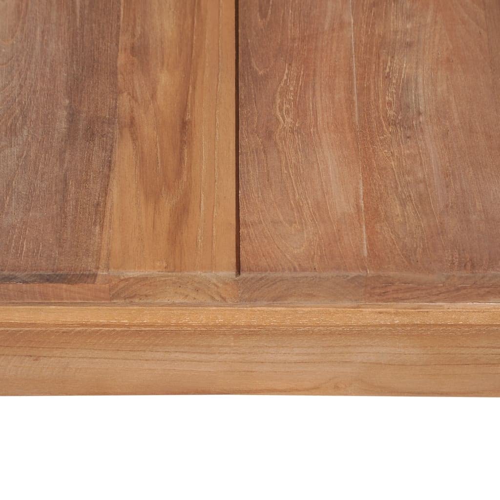 Solid Square Teak Wood Coffee Table - 23.6