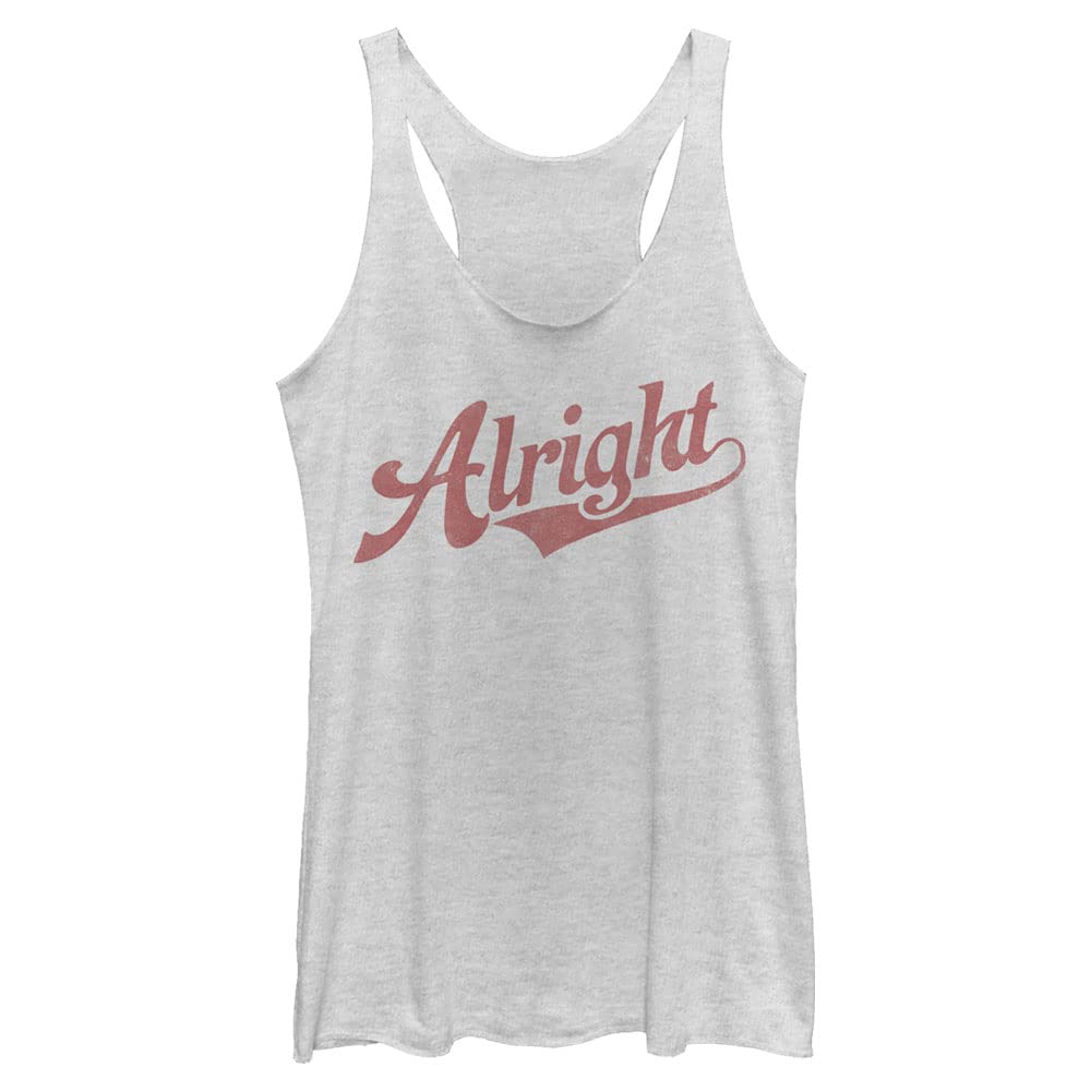 Fifth Sun Alright Women's Racerback Tank Top - Soft & Comfortable Workout Shirt for Yoga, Gym & Summer Outfits
