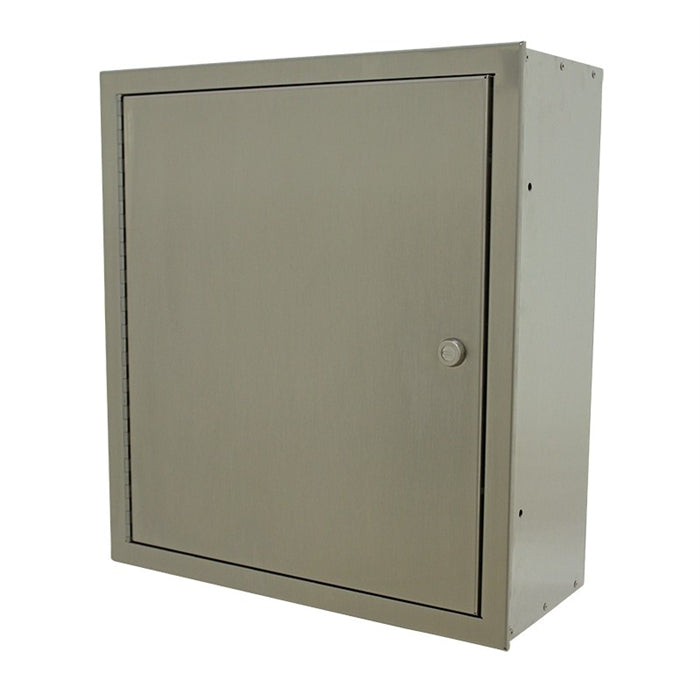 Haws 9200SUR Stainless Steel Surface Mount Cabinet for Thermostatic Mixing Valve - Perfect for Commercial & Residential Plumbing Installations