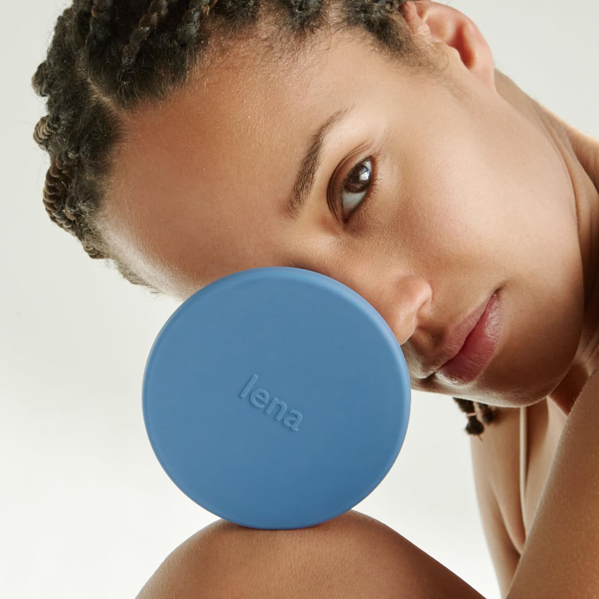 Lena Menstrual Cup Sterilizer Case - Compact & Collapsible Silicone Container for Cleaning Period Cups & Menstrual Discs | Travel, Home & Dorm Use | Feminine Hygiene Care | Light Purple | Perfect for Camping, Gym & On-the-Go Sanitizing