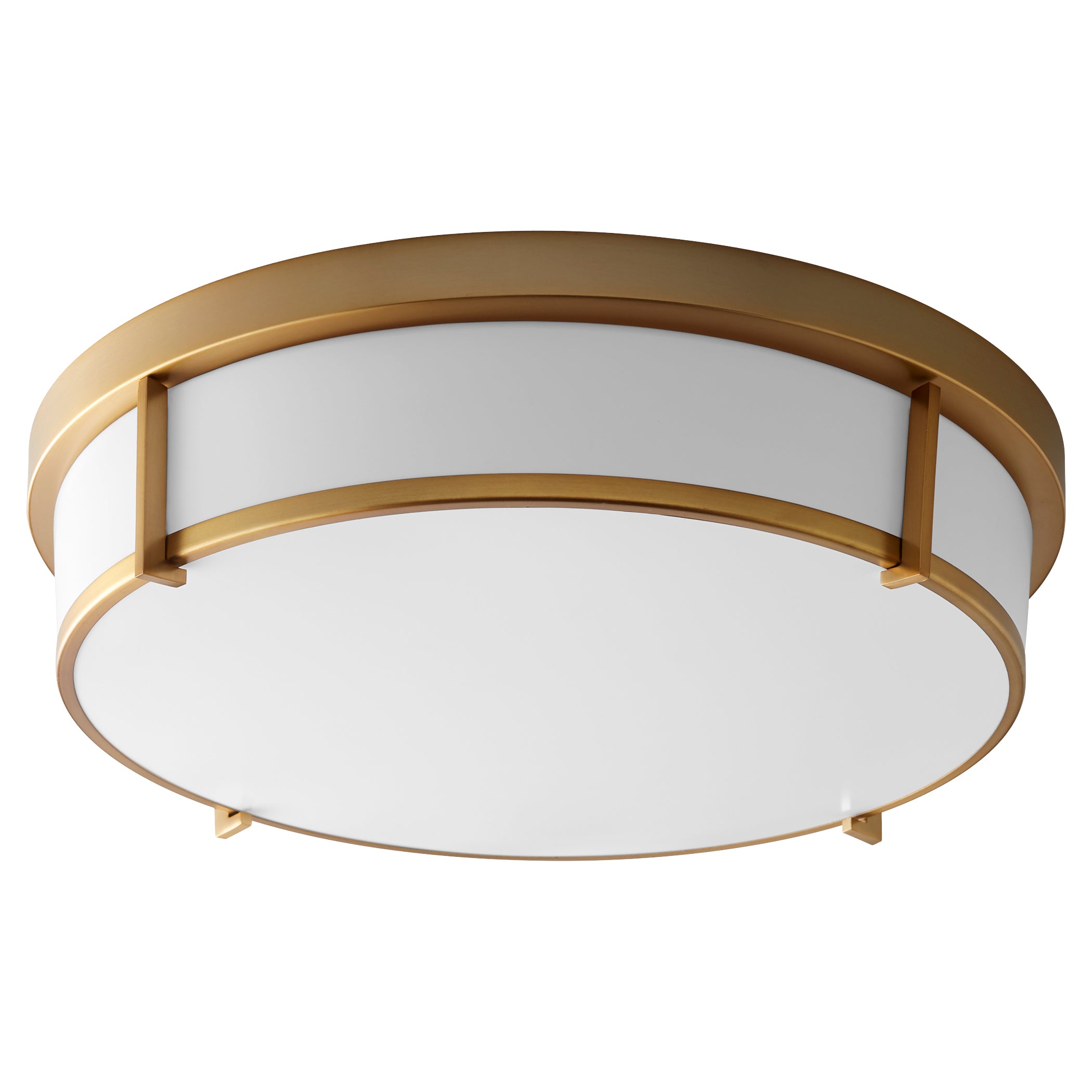 Oxygen Io 3 689 40 Ceiling Mounts in Aged Brass Finish - Durable Lighting Fixture Hardware for Modern Home & Commercial Spaces