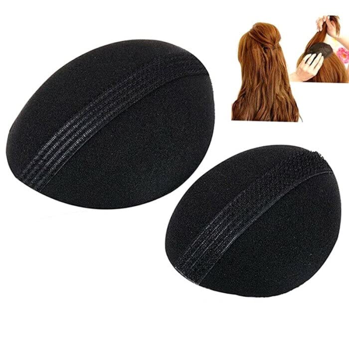 APSAMBR Hair Puff Set of 2 - Oval Shape Hair Styling Tool & Volumizer for Women & Girls - Create Bouncy Puffs & Volume - Perfect for Updos, Ponytails & Special Occasions