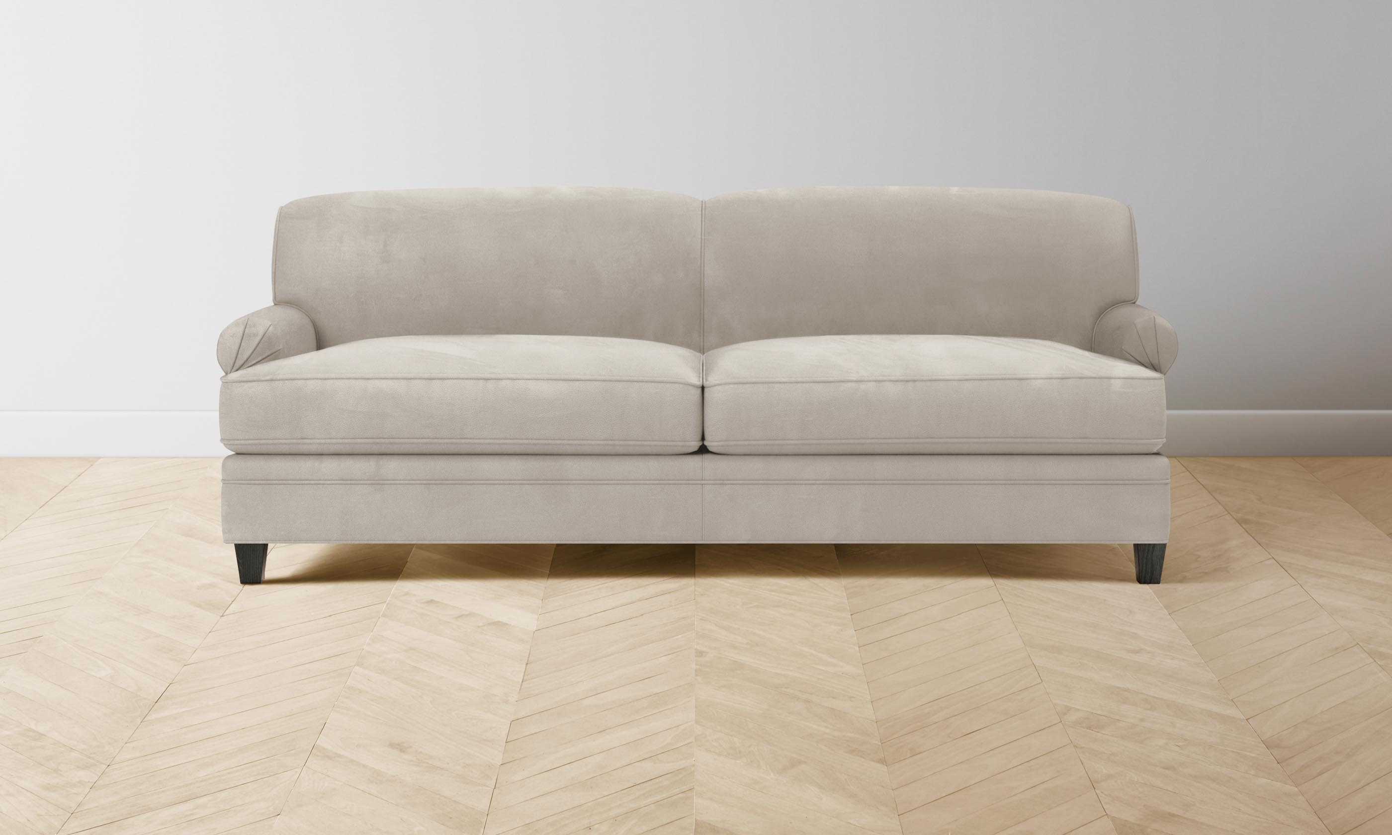 Carmine Sofa - Premium Nubuck Leather Upholstered Modern Living Room Furniture for Home & Office - Perfect for Lounging, Entertaining Guests, or Creating a Cozy Reading Nook