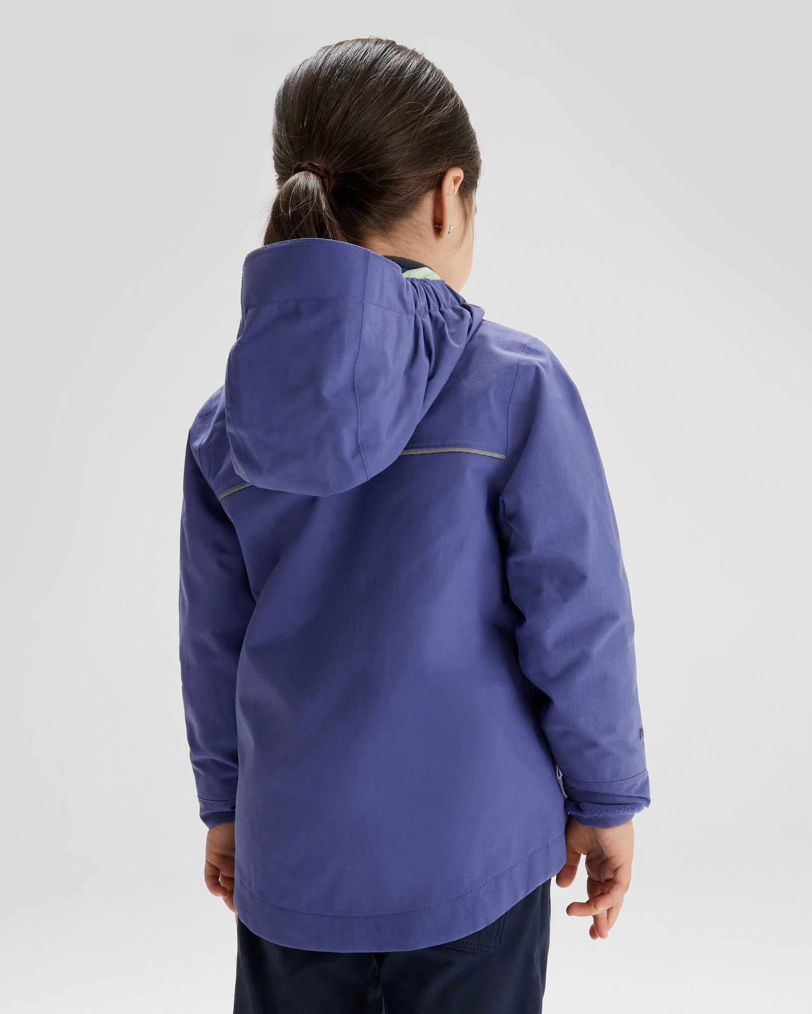 Andulo 2-Layer Waterproof Rain Jacket for Kids - Lightweight Windproof Outdoor Coat with Adjustable Hood | Perfect for School, Playground & Family Adventures