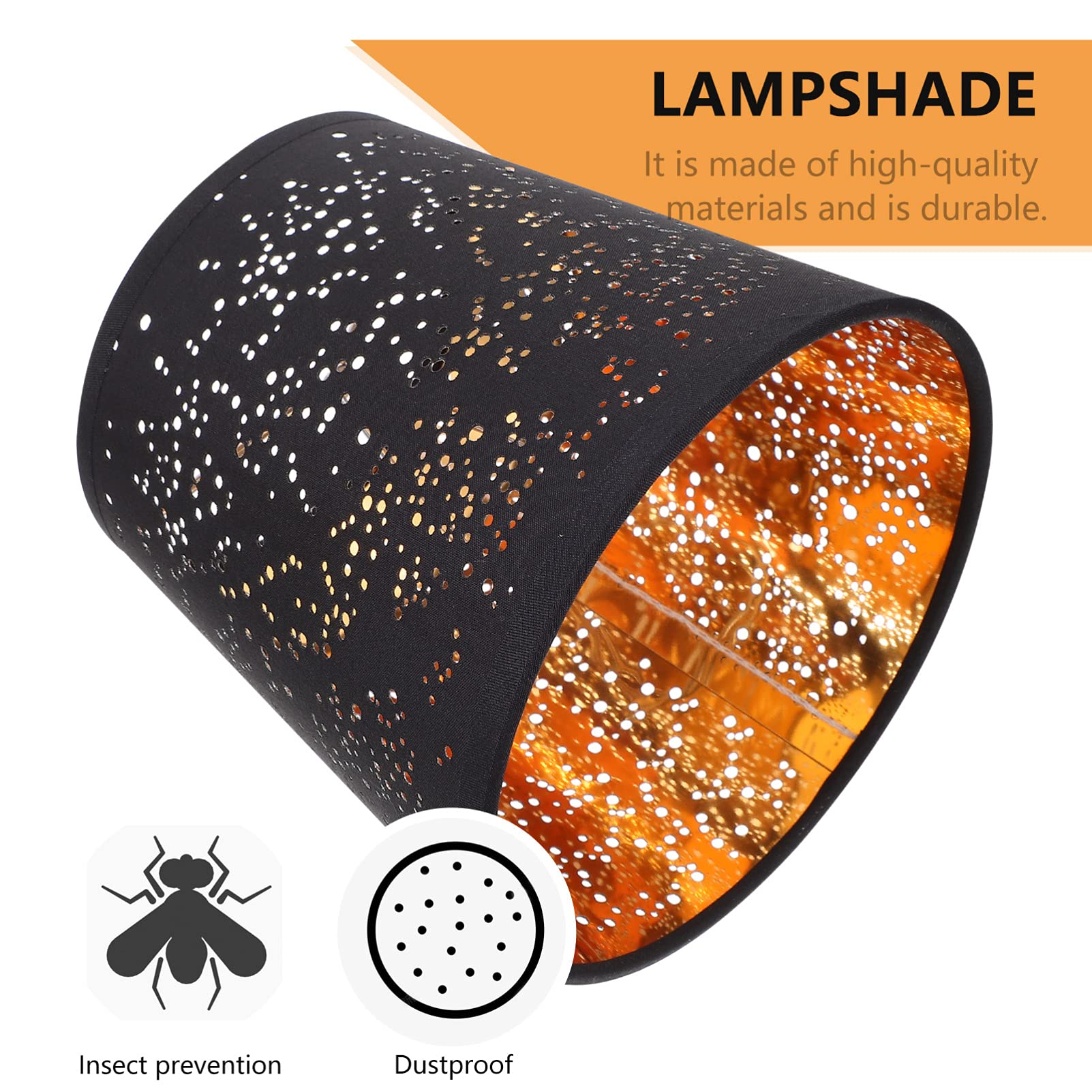 Premium OSALADI Linen Fabric Lampshade - Replacement Chandelier Shade, Wall Candelabra Light Cover for Living Room, Bedroom & Dining Room Decor