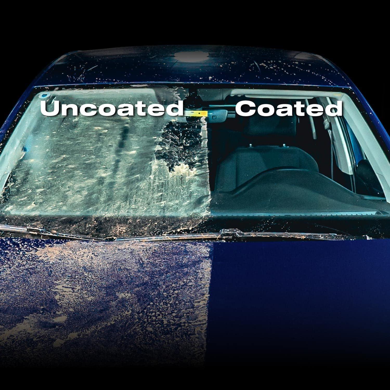 Nasiol Glass Shield Ultra Hydrophobic Windshield Coating - All Season Water Repellent for Safe & Clear Driving | Enhanced Visibility in Rain, Snow & Storms | Perfect for Road Trips, Winter Driving & Stormy Weather