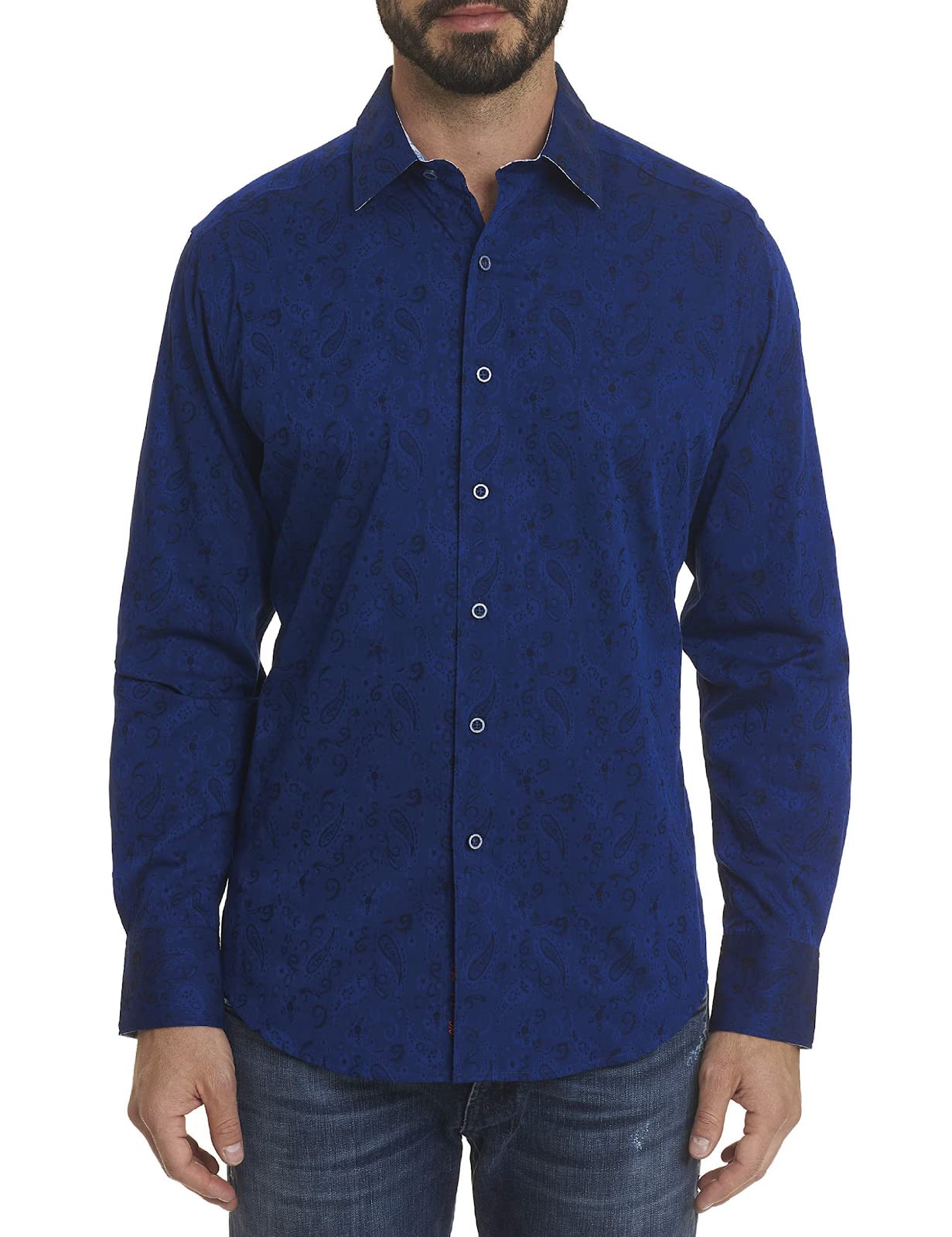 Robert Graham Men's Hanging Gardens Long Sleeve Woven Shirt - Stylish Casual & Business Wear for Men | Perfect for Office, Date Night & Outdoor Events