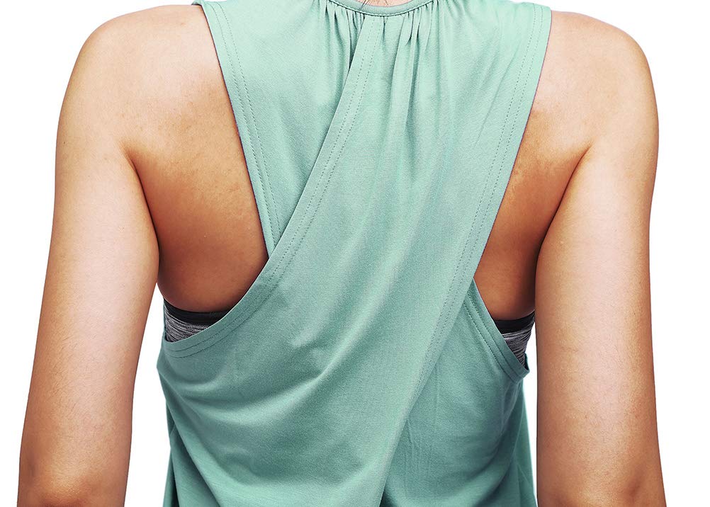 Mippo Women's Workout Tops - Breathable Yoga Tank Tops for Gym, Running & Summer Athletic Wear | Moisture-Wicking Fitness Shirts for Yoga, Pilates & Cardio Workouts