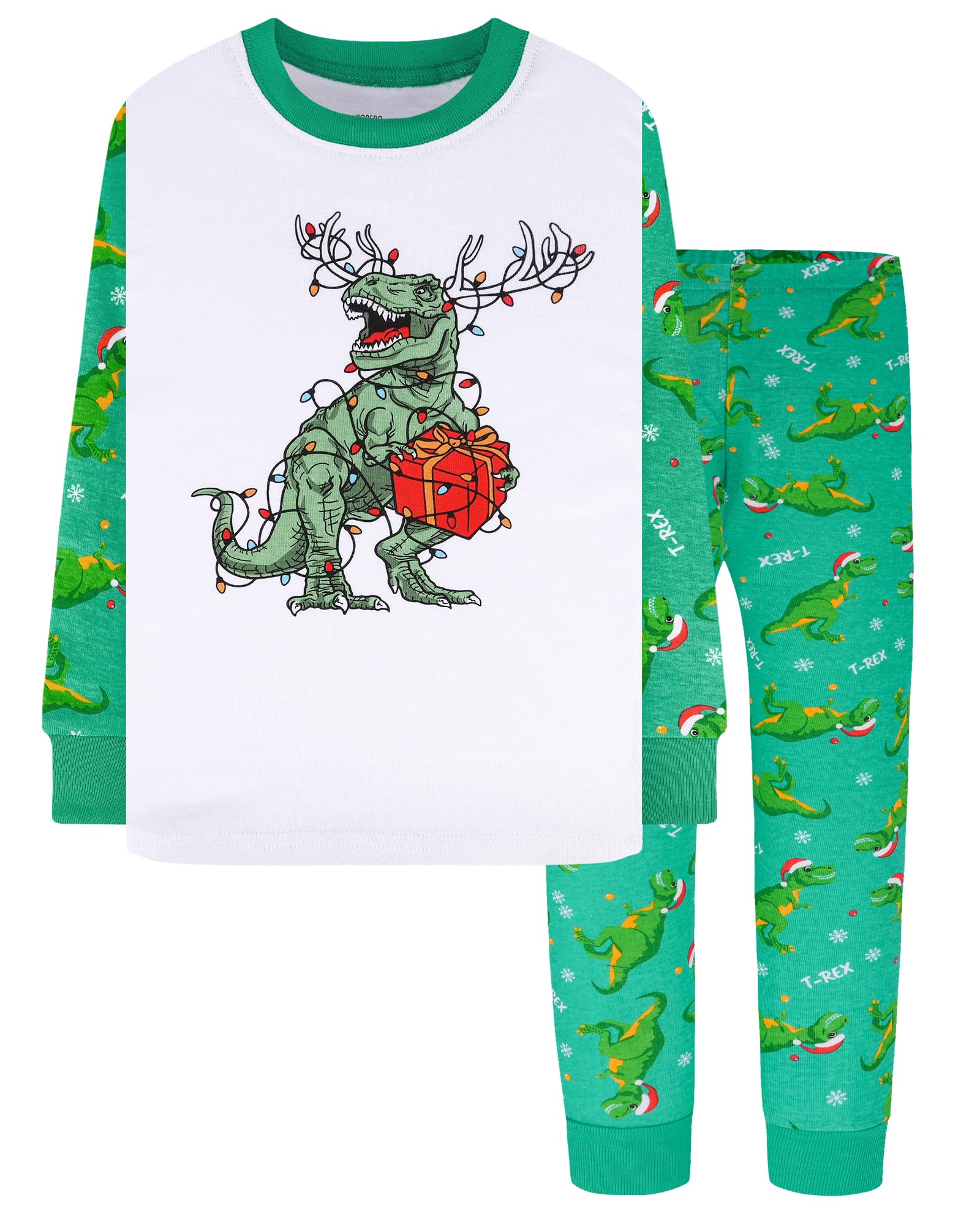 DAUGHTER QUEEN Kids Christmas Pajamas Set - Soft Holiday Family Matching Pajamas for Boys & Girls (Sizes 18 Months to 12 Years) - Perfect for Christmas Morning, Family Photos & Cozy Winter Nights