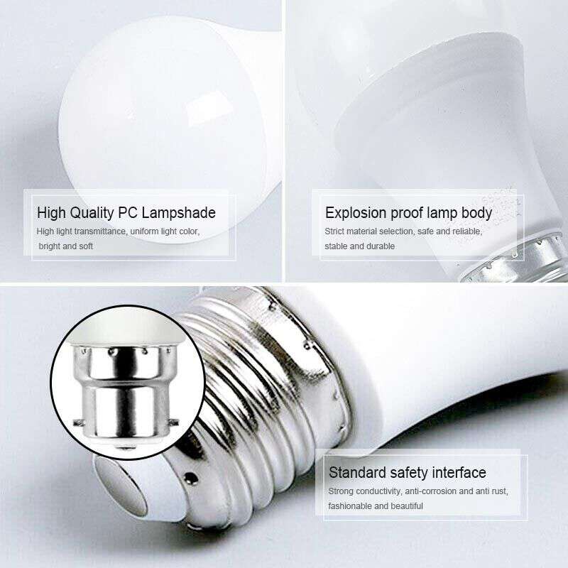 1 PCS 220V 15W Smart LED Radar Motion Sensor Light Bulb with E27/B22 Base - Energy Saving Security Light for Indoor/Outdoor Use - Perfect for Hallways, Porches, Garages and Backyards