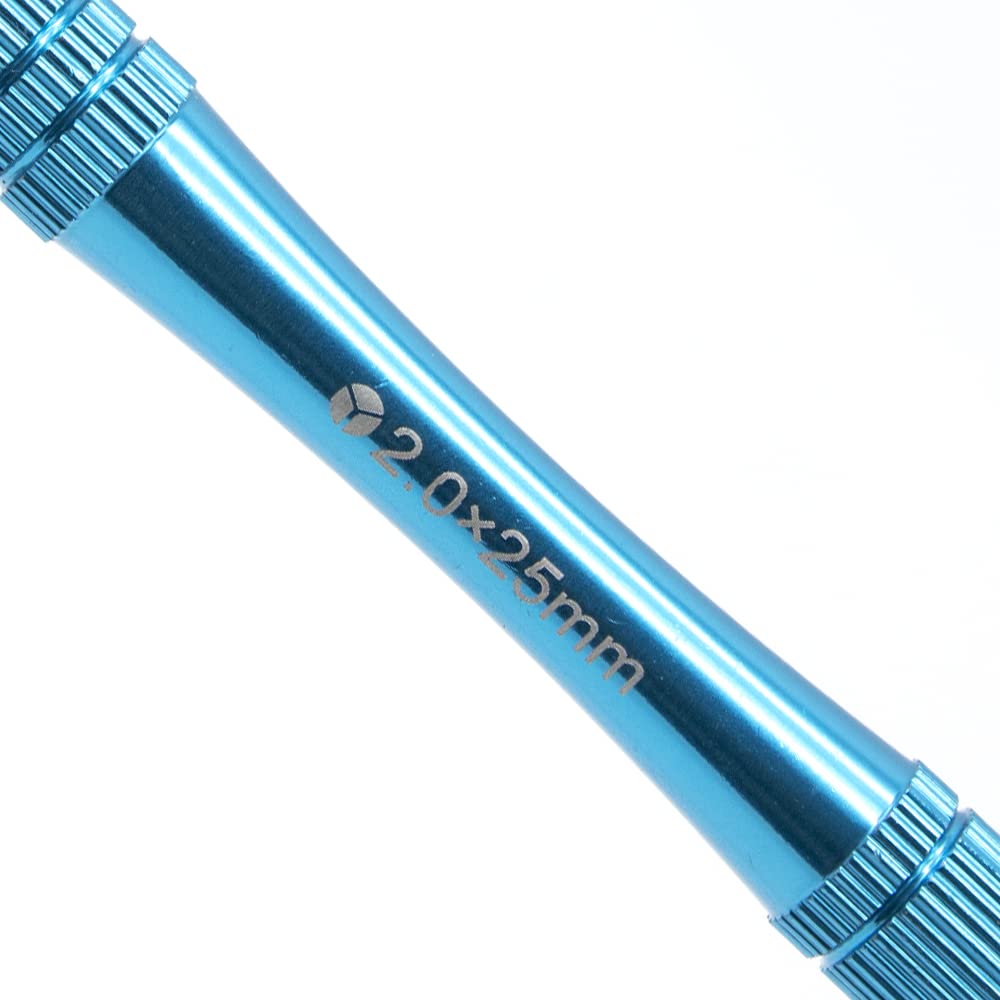 2.0mm Triwing Screwdriver for Nintendo Switch, Wii, NDS, DS Lite, GBA & MacBook Pro | Precision Y-Tip Screwdriver with Rotating Handle | Perfect for Game Console Repairs & Electronics Maintenance
